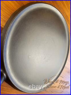 Griswold #9 Vintage Restored Cast Iron Griddle Large Block Logo 609