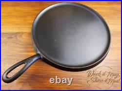 Griswold #9 Vintage Restored Cast Iron Griddle Large Block Logo 609