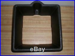 Griswold American No. 11 cast iron Square Waffle iron High Base Pat'd 1908