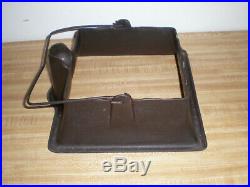 Griswold American No. 11 cast iron Square Waffle iron High Base Pat'd 1908