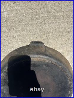 Griswold Antique Large Cast Iron Skillet Erie PA. 719 A NO. 12 Rocks @Read@
