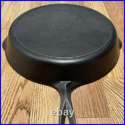 Griswold Antique Large Cast Iron Skillet Erie PA. 719 A NO. 12 Very Good Black