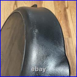 Griswold Antique Large Cast Iron Skillet Erie PA. 719 A NO. 12 Very Good Black