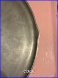 Griswold Cast Aluminum Bailed Griddle, 1920-50's Pat #435, sz 14
