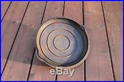 Griswold Cast Iron # 10 Self Basting Skillet Lid 470 Erie Cover Dome dutch oven