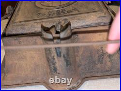 Griswold Cast Iron #11 American HIGH BASE Waffle Iron 3270/987 Base