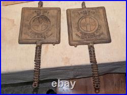 Griswold Cast Iron #11 American HIGH BASE Waffle Iron 3270/987 Base