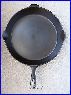 Griswold Cast Iron #12 Large Block Logo Skillet with Heat Ring PN 719