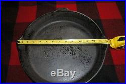 Griswold Cast Iron #12 Skillet With Matching Lid (No's 719B AND 472)