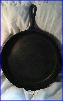 Griswold Cast Iron # 13 Skillet Slant Logo EPU