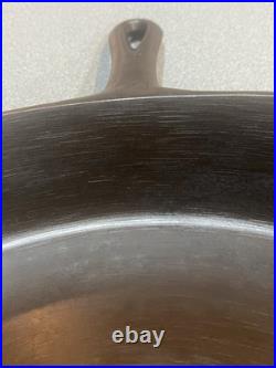 Griswold Cast Iron #14 Large Block Logo Skillet With Heat Ring Restored Pan
