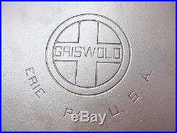 Griswold Cast Iron #14 Large Block Logo Skillet with Heat Ring PN 718