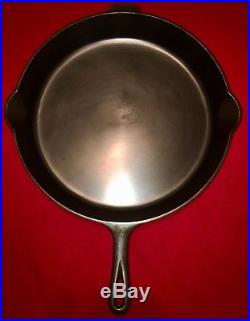 Griswold Cast Iron # 14 Skillet Block Logo Smoke Ring