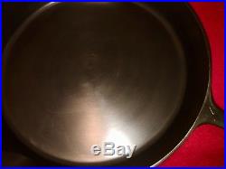 Griswold Cast Iron # 14 Skillet Block Logo Smoke Ring