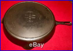 Griswold Cast Iron # 14 Skillet Large Block Logo EPU