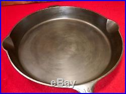 Griswold Cast Iron # 14 Skillet Large Block Logo EPU