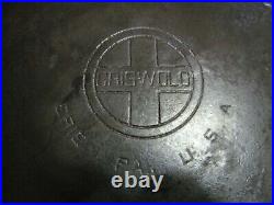 Griswold Cast Iron 14 skillet Very Nice Used Shape