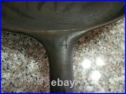 Griswold Cast Iron 14 skillet Very Nice Used Shape