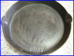 Griswold Cast Iron 14 skillet Very Nice Used Shape