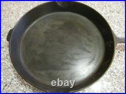 Griswold Cast Iron 14 skillet Very Nice Used Shape