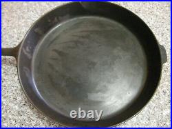 Griswold Cast Iron 14 skillet Very Nice Used Shape