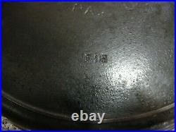 Griswold Cast Iron 14 skillet Very Nice Used Shape