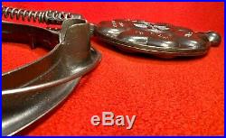 Griswold Cast Iron # 18 Heart & Star Waffle Iron Low Base