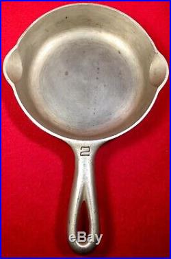 Griswold Cast Iron # 2 Skillet Block Smooth Bottom EB