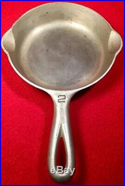 Griswold Cast Iron # 2 Skillet Block Smooth Bottom EB