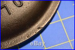 Griswold Cast Iron # 3 Skillet Lid Cover Low Dome with Full Raised Letters