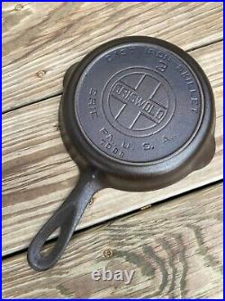 Griswold Cast Iron #3 Skillet with Hear Ring