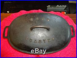 Griswold Cast Iron #5 Large ERIE Dutch Oven Oval Roaster PN 2629