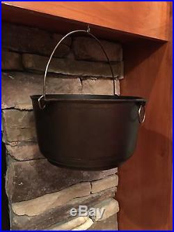 Griswold Cast Iron 6 Quart Maslin Kettle nice Double Marked Full Script Rare