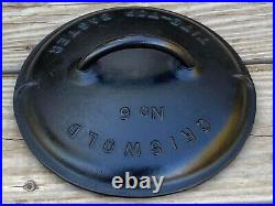 Griswold Cast Iron #6 Tite-Top Baster Lid Only