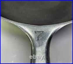 Griswold Cast Iron 7 Skillet Erie PA USA 701 Nickle Chrome Large Logo
