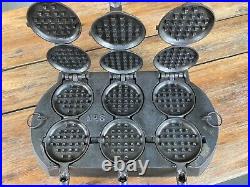 Griswold Cast Iron #8 French Waffle Iron