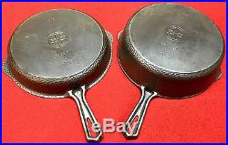 Griswold Cast Iron # 8 Hammered Double Skillet