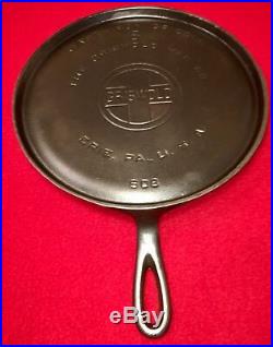 Griswold Cast Iron # 8 Handle Griddle Large Block Logo EPU FLAT