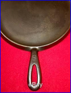 Griswold Cast Iron # 8 Handle Griddle Large Block Logo EPU FLAT