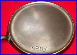 Griswold Cast Iron # 8 Handle Griddle Large Block Logo EPU FLAT