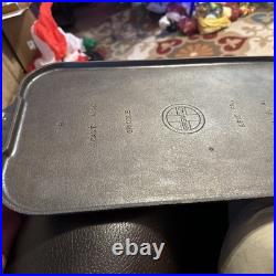 Griswold Cast Iron #8 Long Rectangular Griddle With Logo