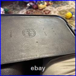 Griswold Cast Iron #8 Long Rectangular Griddle With Logo