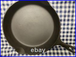 Griswold Cast Iron #8 Smooth Bottom Slant Logo Skillet READY TO USE