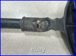 Griswold Cast Iron #8 The American Waffle Iron, Finger Hinge Version