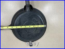 Griswold Cast Iron #8 The American Waffle Iron, Finger Hinge Version