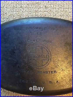 Griswold Cast Iron #9 Dutch Oven 20qt. Roaster withTrivet