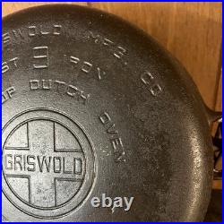 Griswold Cast Iron #9 Fully Marked Tite Top Dutch Oven Erie, PA USA Clean Smooth
