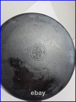 Griswold Cast Iron #9 Skillet 710 11.5