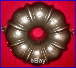 Griswold Cast Iron Bundt Pan Advertising Frank Hayes