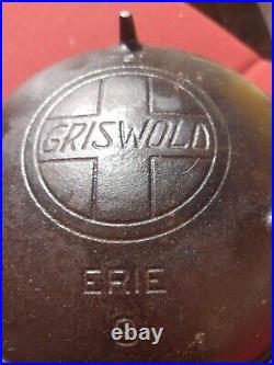 Griswold Cast Iron Cauldron Number 8 Erie 791a. No Cracks. 7x11